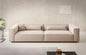 PIARA Couch 3-sitzer XXL Stoff Webstoff